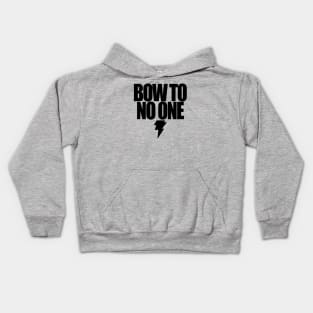 BLACK ADAM - BOW TO NO ONE Kids Hoodie